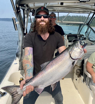 Salmon Fishing trips with amazing views in BC!